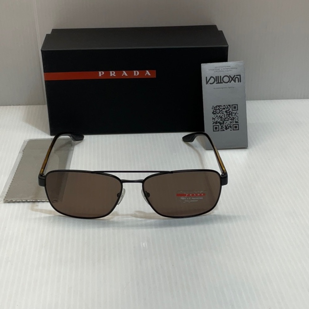 Prada men polarized square sunglasses sps 51u made in Italy